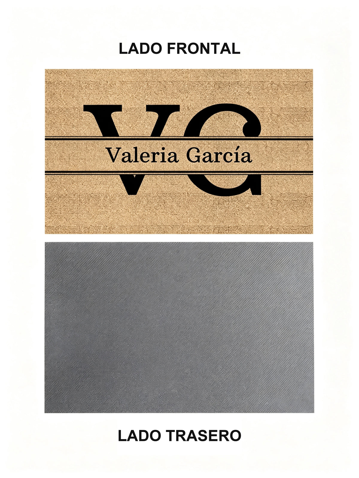 Nombre y apellido personalizados – Alfombra personalizada